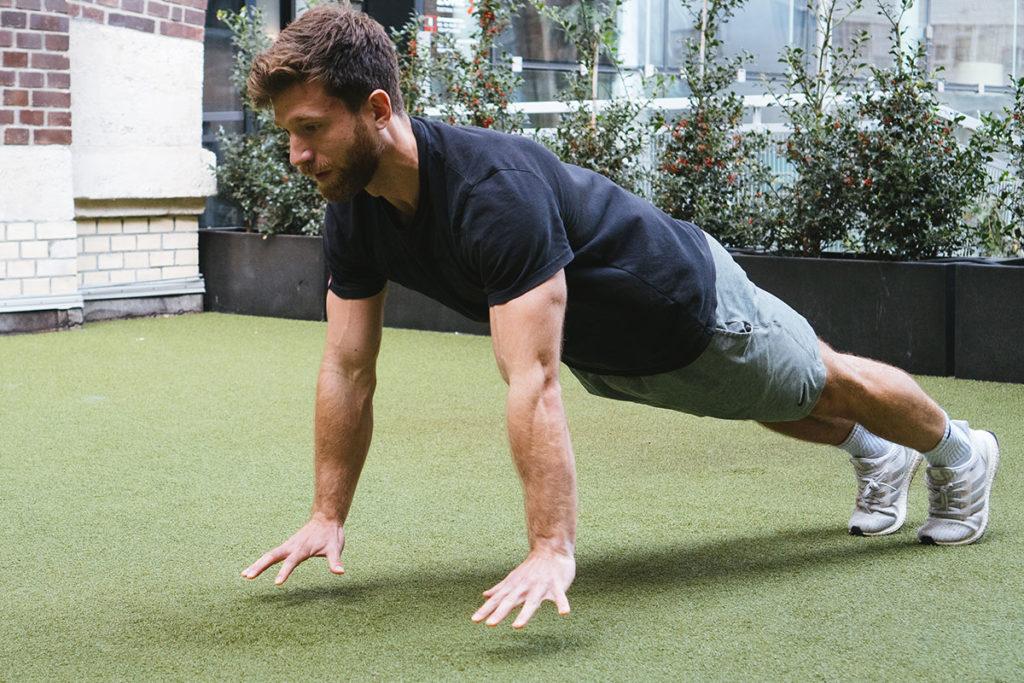 jump off pushups sprung liegestuetz