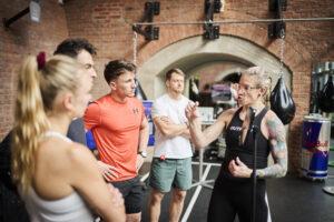 Participants seen during Red Bull Road to Hyrox in Vienna, Austria on December 6, 2025